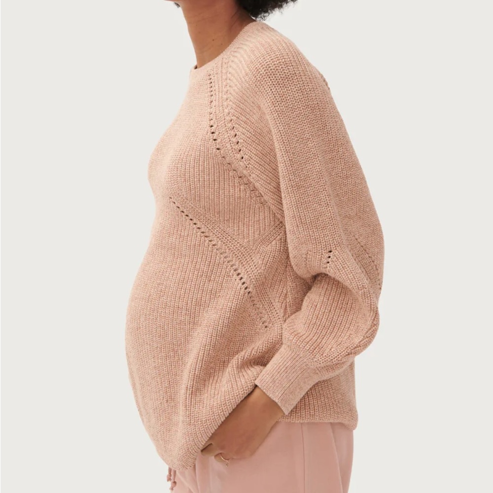 Hatch Women's Sweater in Soft Pink
